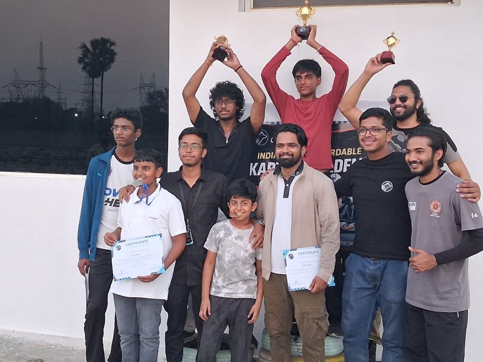 Hyderabad Motorsport Academy – Awards ceremony & group photo