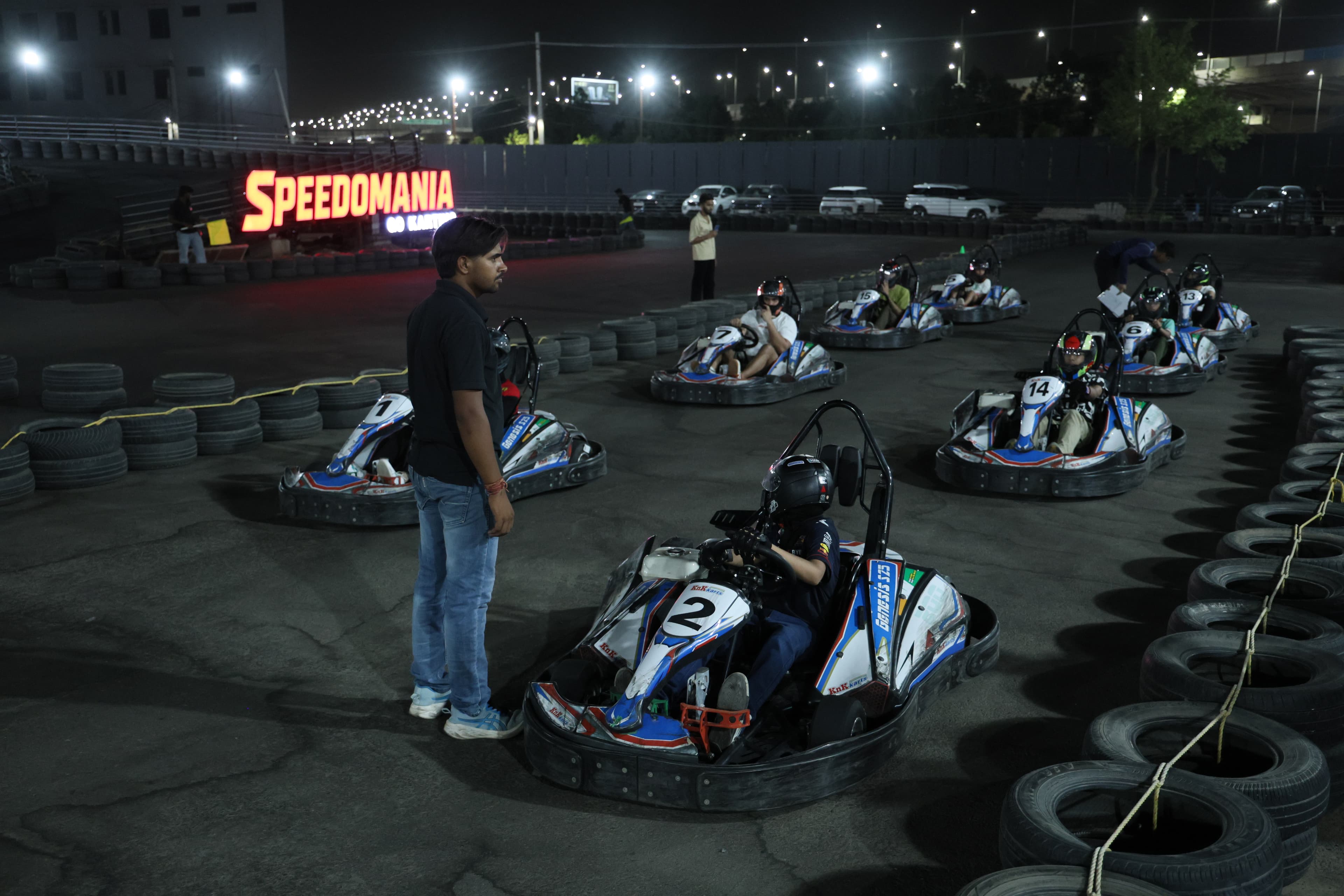 Mumbai Academy – Karting action on track