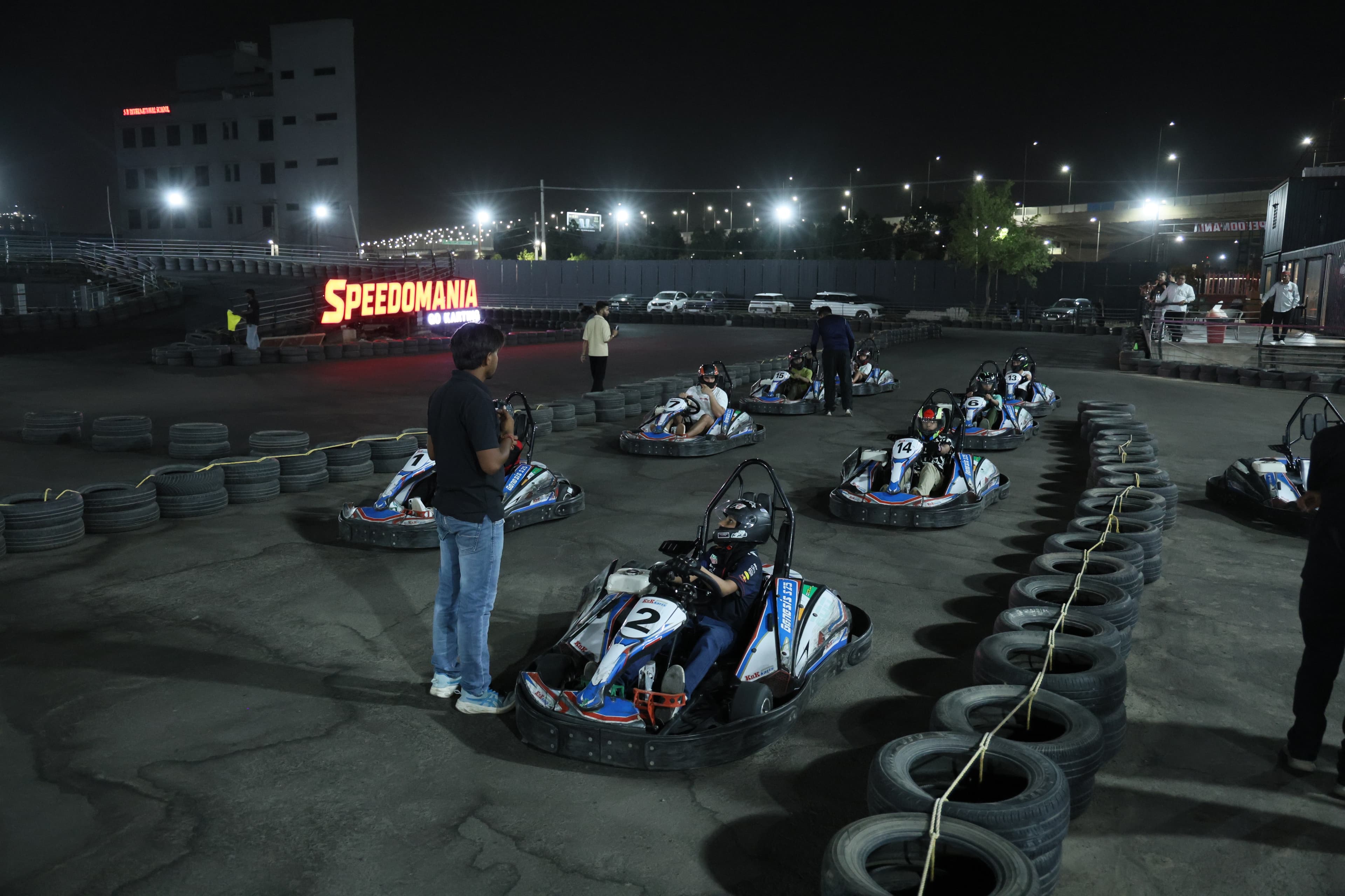 Karting Championship Track Action